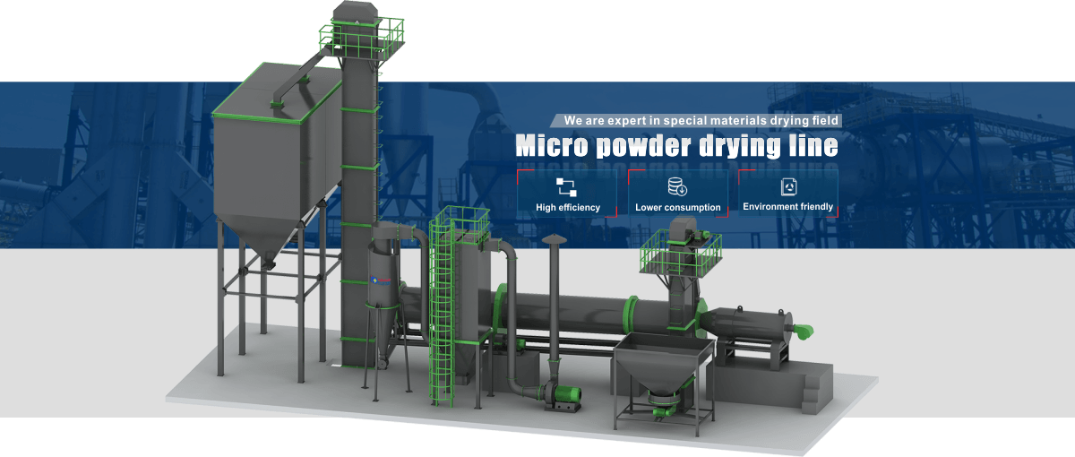 mineral material rotary drum dryer