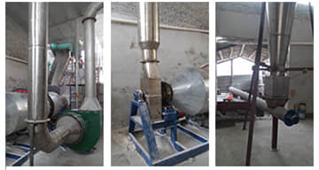 Small Scale Brewer's Grain Dryer Runs In Hunan