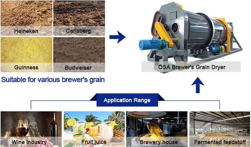 brewery grain dryer