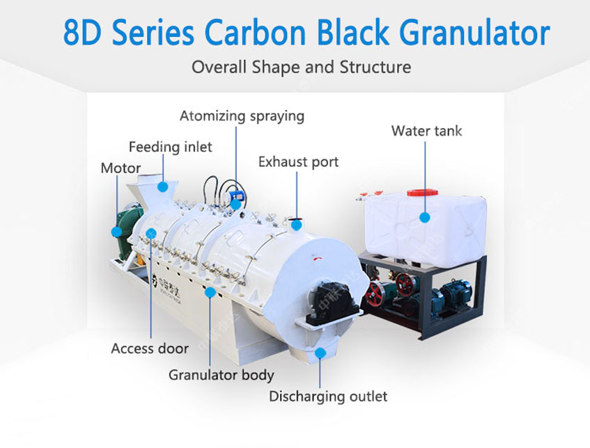 carbon black granulating machine