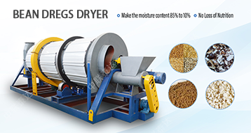 Changsha Fish Food Bean Dregs Drying Line Completed