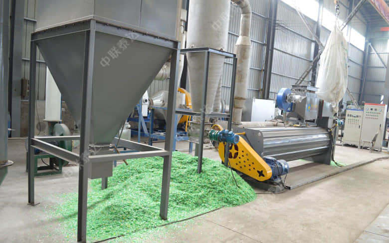 plastic air swept rotary drying system