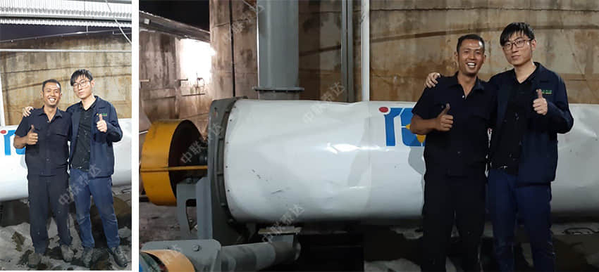 AST sludge drum dryer 