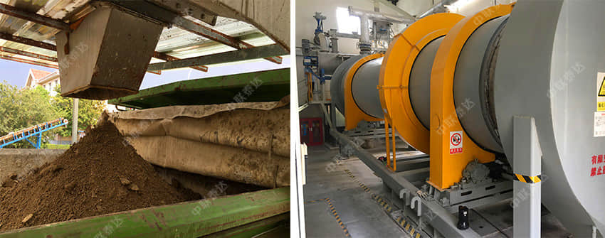 CAO alkaline cement sludge disposal system