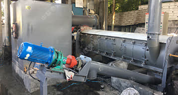 700kg/h OSC-AST Air Swept Sludge Dryer Running in Indonesia