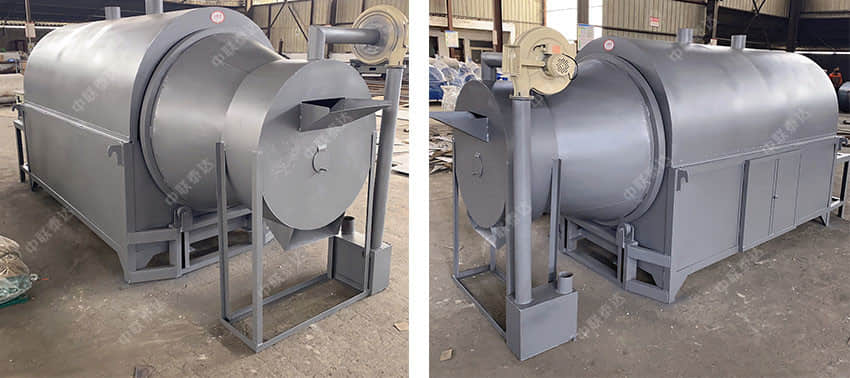 external heating batch manure drum dryer
