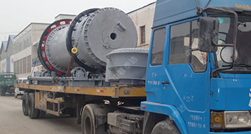 0.5T Capacity Gypsum Batch Drum Dryer Running Smoothly in Indonesia