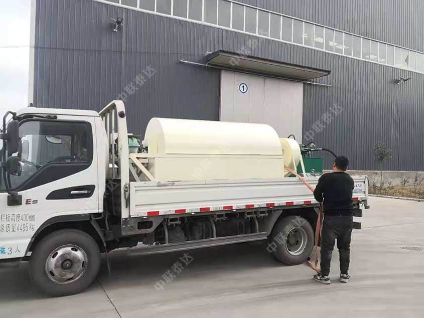 external indirect heating drum dryer
