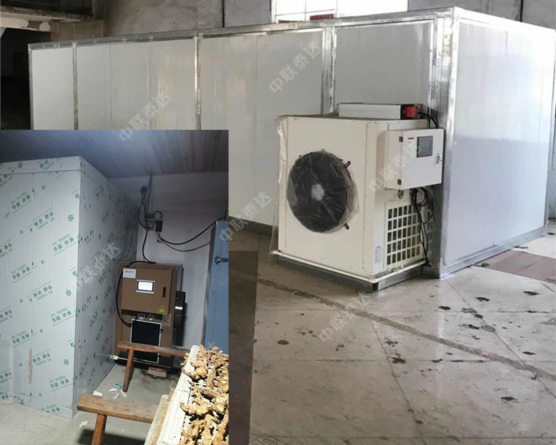 Ginger tray drying room