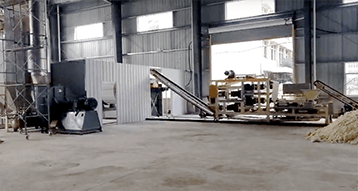 Bean Pulp Steam Drum Dryer Working in Anhui
