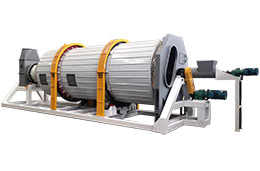 E-style biomass dryer