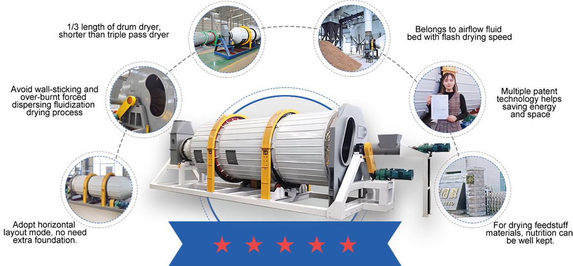 e-style biomass dryer