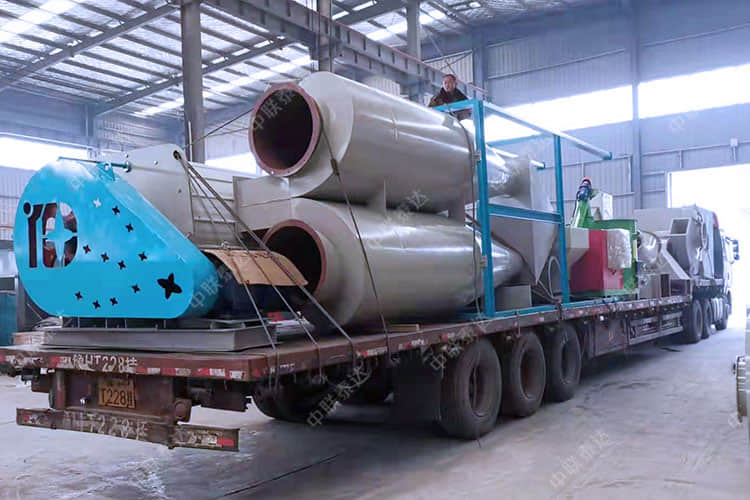 industrial soil air swept dryer