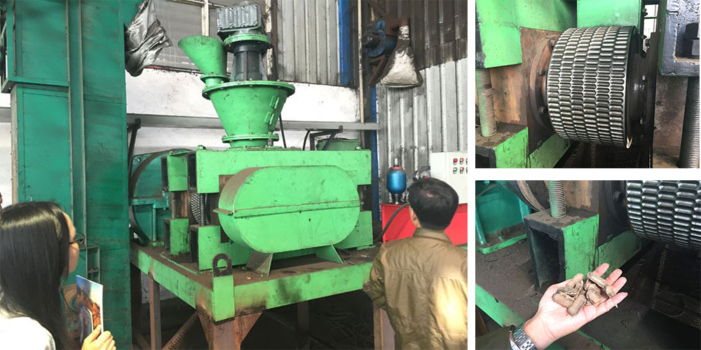 coke powder briquetting machine 
