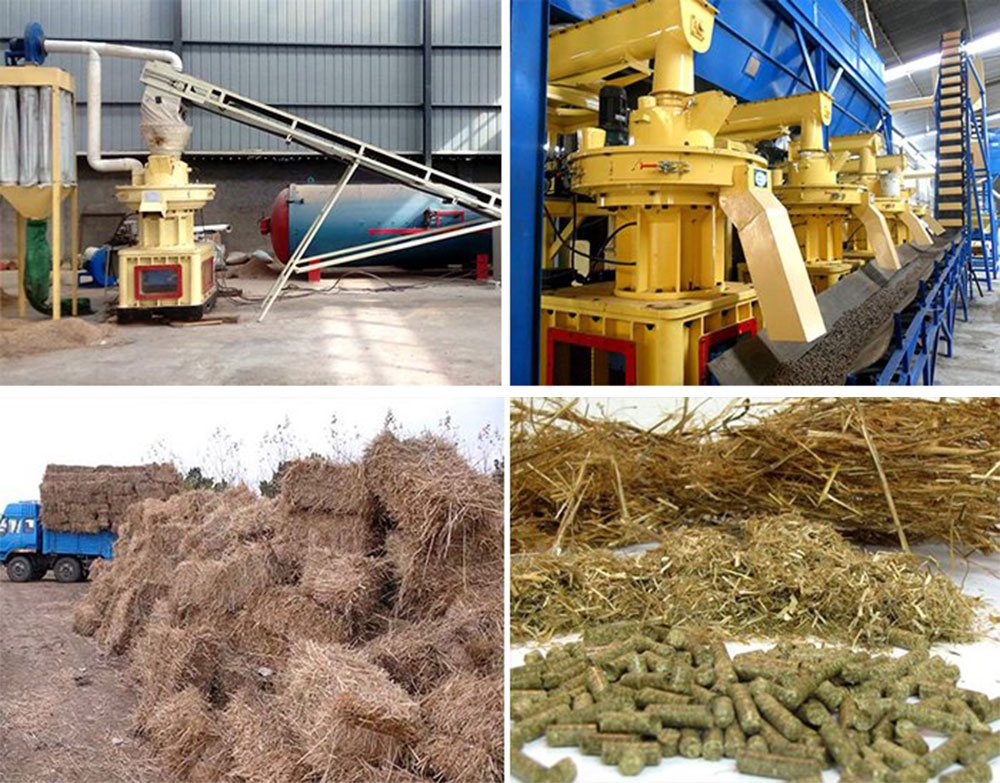 ring die pellet machine for straw pelleting