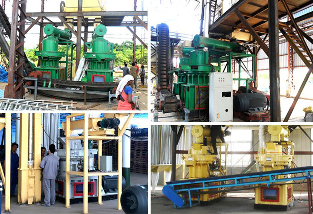 wood pellet production line