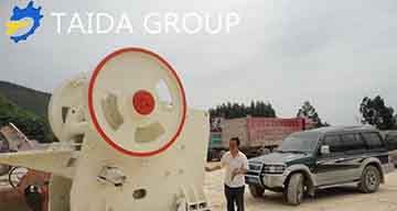 PEV500X750 Jaw Crusher Customer Site in 