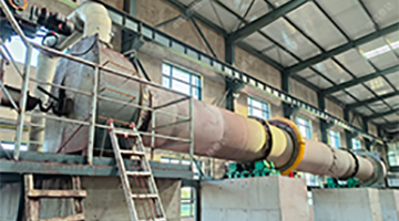 φ1.3m Direct Heating Rotary Kiln in Production